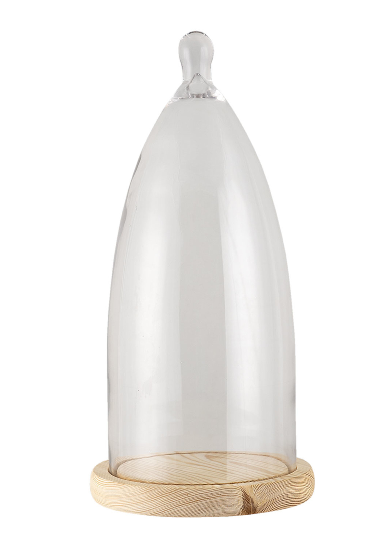 Clayre & Eef Cloche de verre Ø 19*41 cm 6GL3006