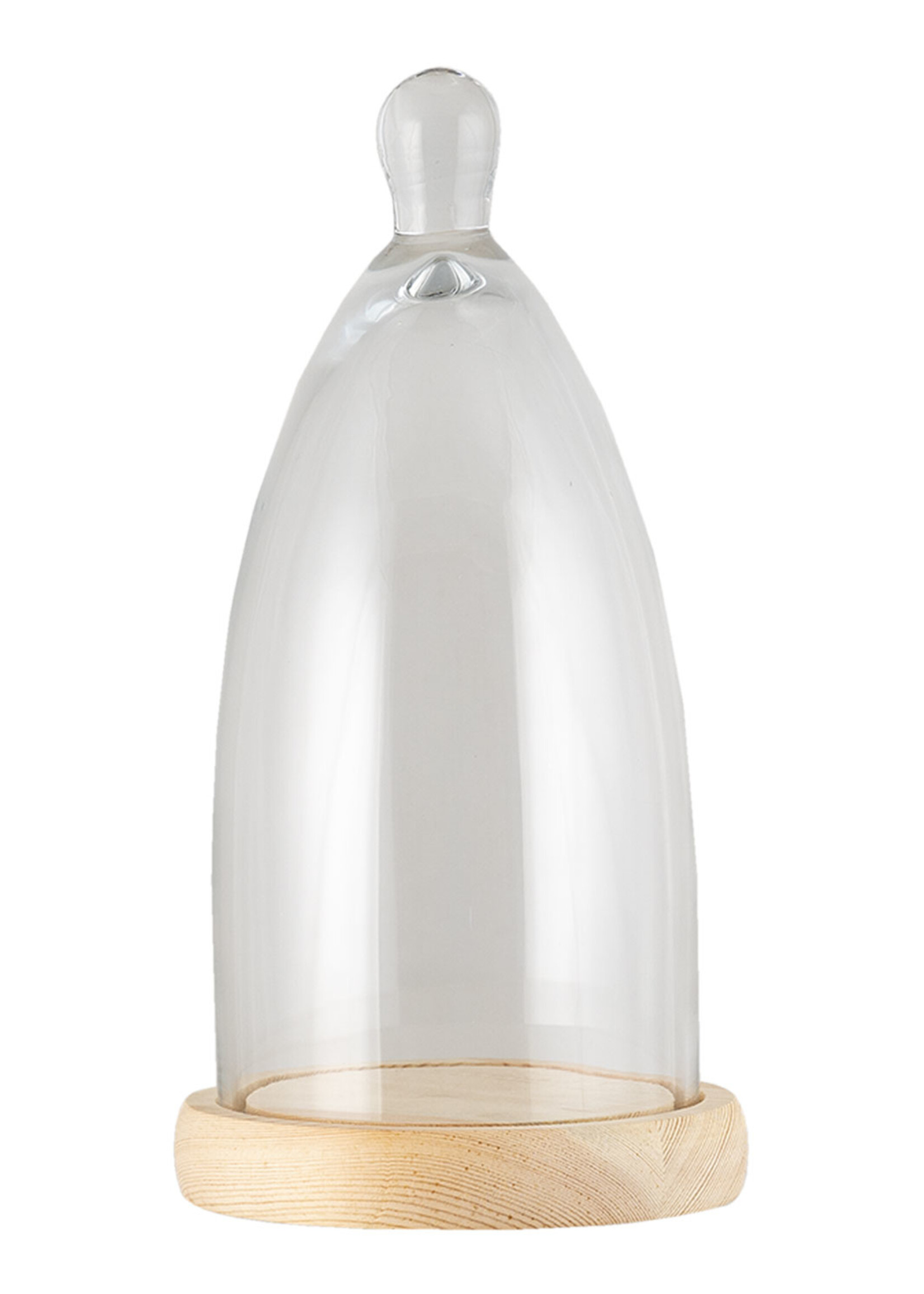 Clayre & Eef Cloche de verre Ø 14*29 cm 6GL3007