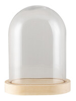 Clayre & Eef Cloche de verre 17*12*23 cm 6GL3010