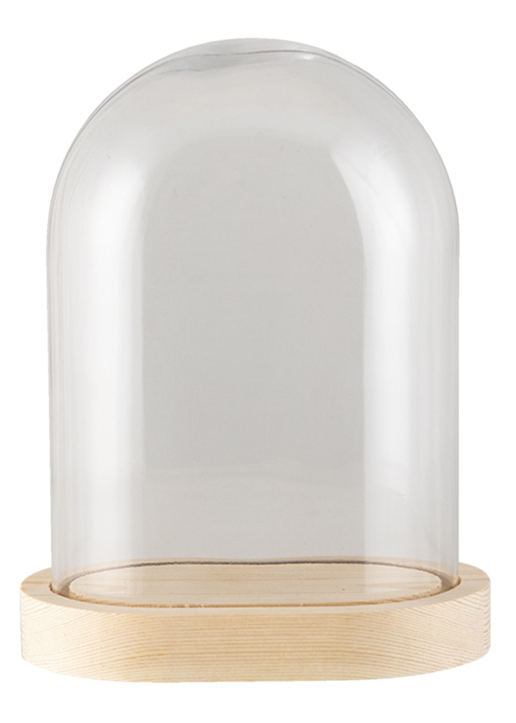 Clayre & Eef Cloche de verre 17*12*23 cm 6GL3010