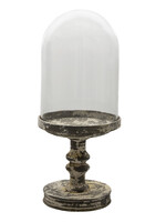 Clayre & Eef Cloche de verre Ø 21*49 cm 6GL3011L