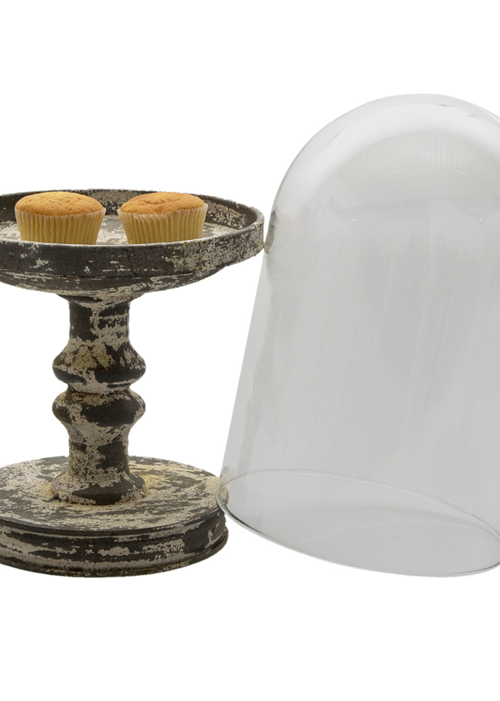 Clayre & Eef Cloche de verre Ø 21*49 cm 6GL3011L