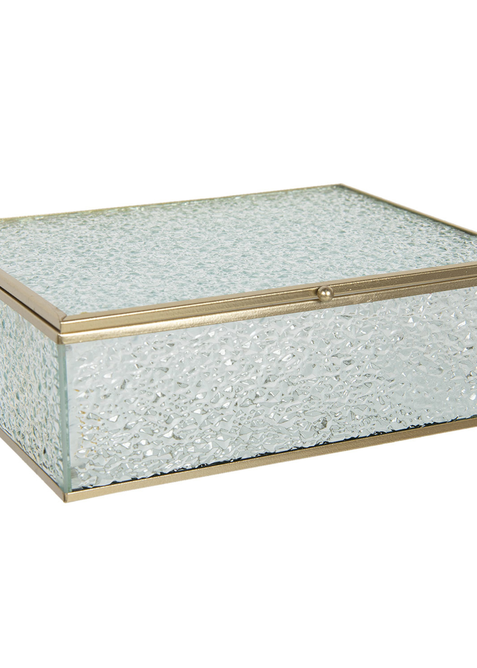 Clayre & Eef Coffret à bijoux 20*16*6 cm 6GL3012M