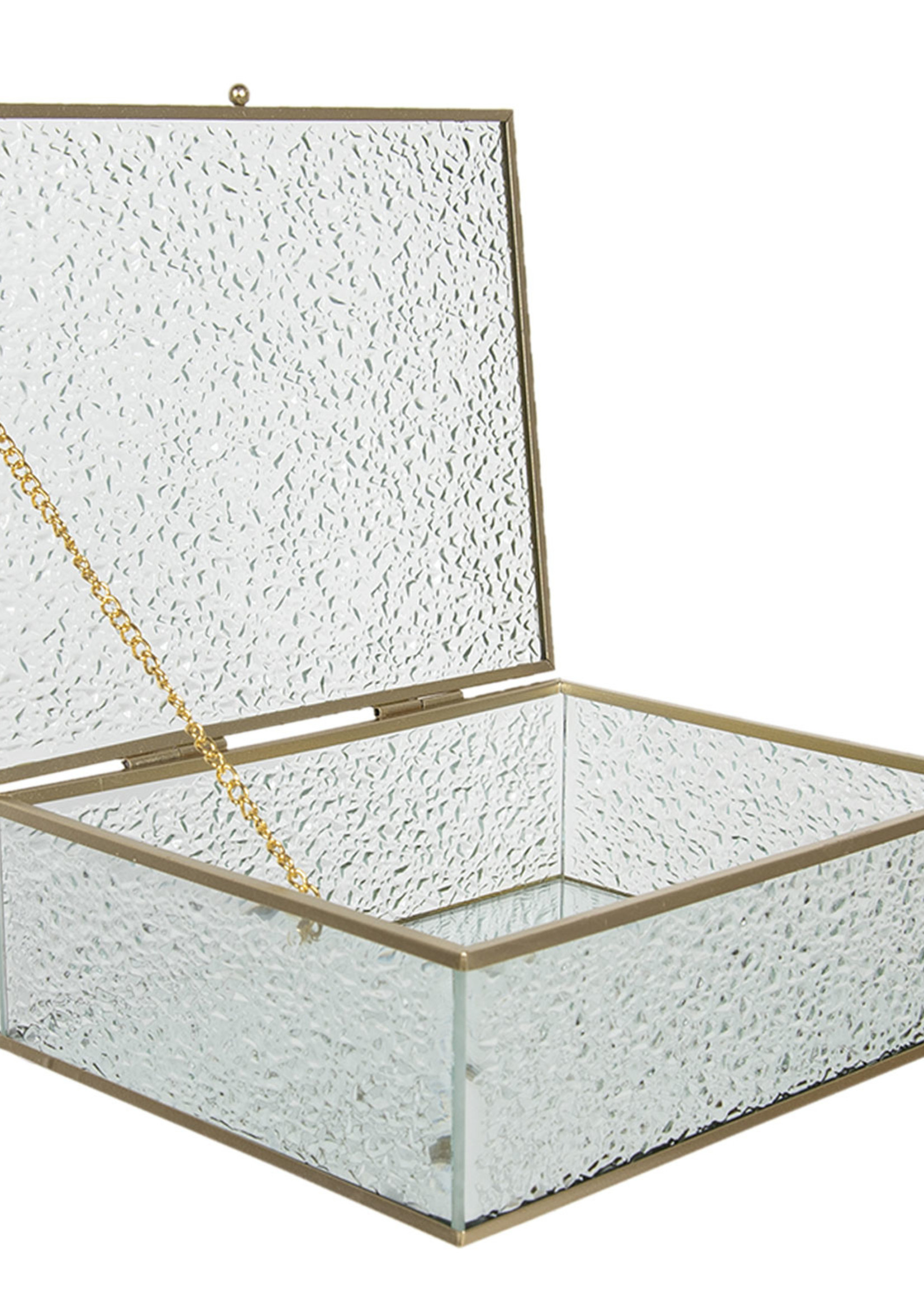 Clayre & Eef Coffret à bijoux 20*16*6 cm 6GL3012M