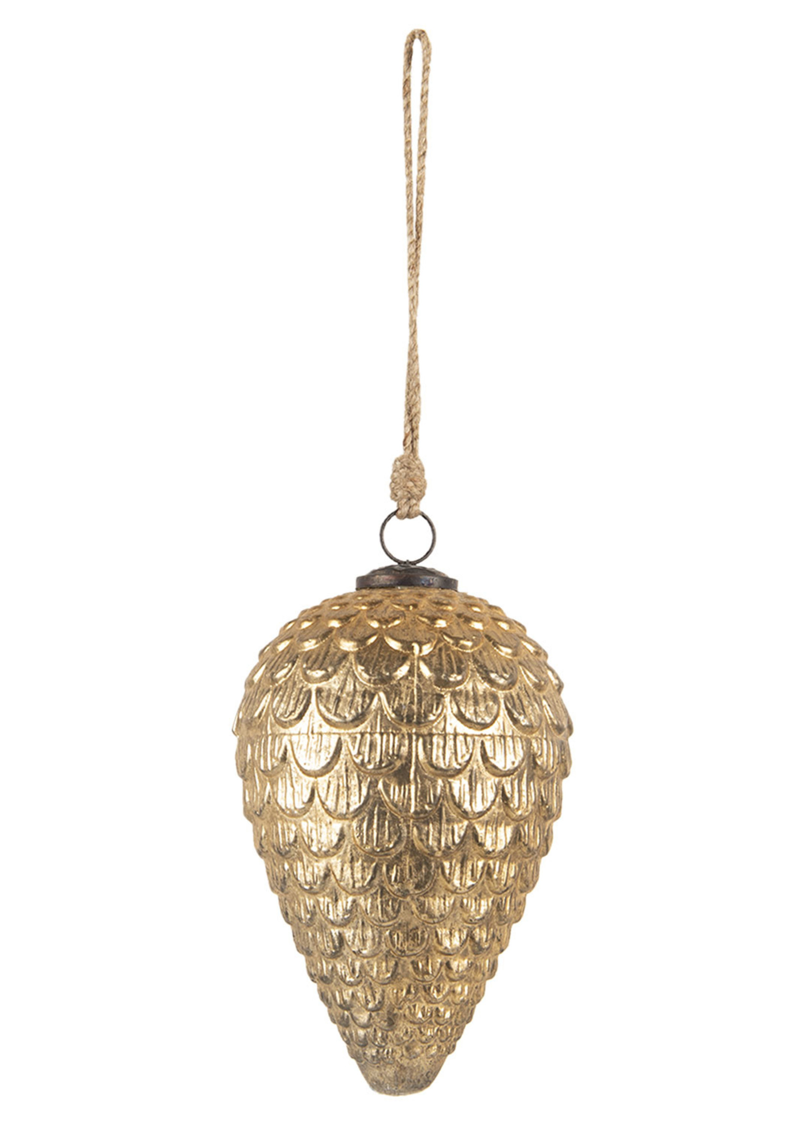 Clayre & Eef Boule de Noël Ø 13*20 cm 6GL3103