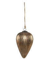 Clayre & Eef Kerstbal Ø 15*25 cm 6GL3106