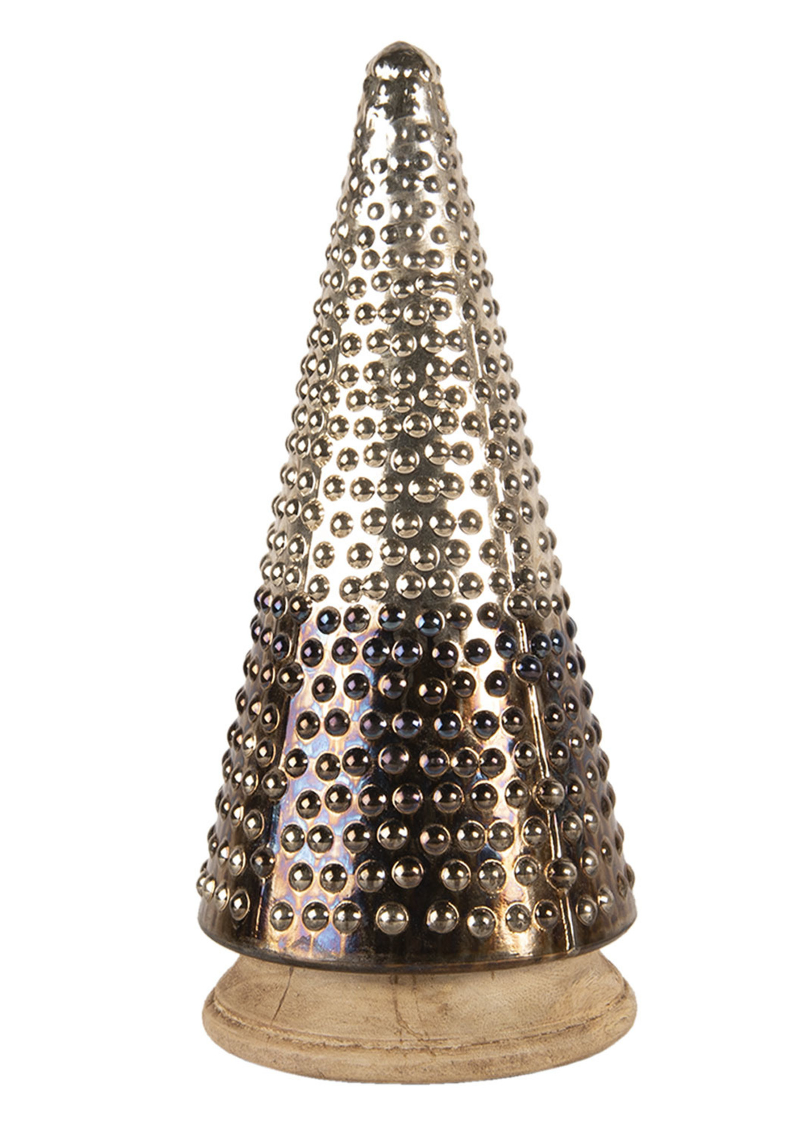 Clayre & Eef Decoratie kerstboom Ø 17*32 cm 6GL3122