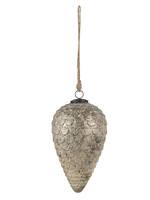 Clayre & Eef Kerstbal Ø 15*25 cm 6GL3128