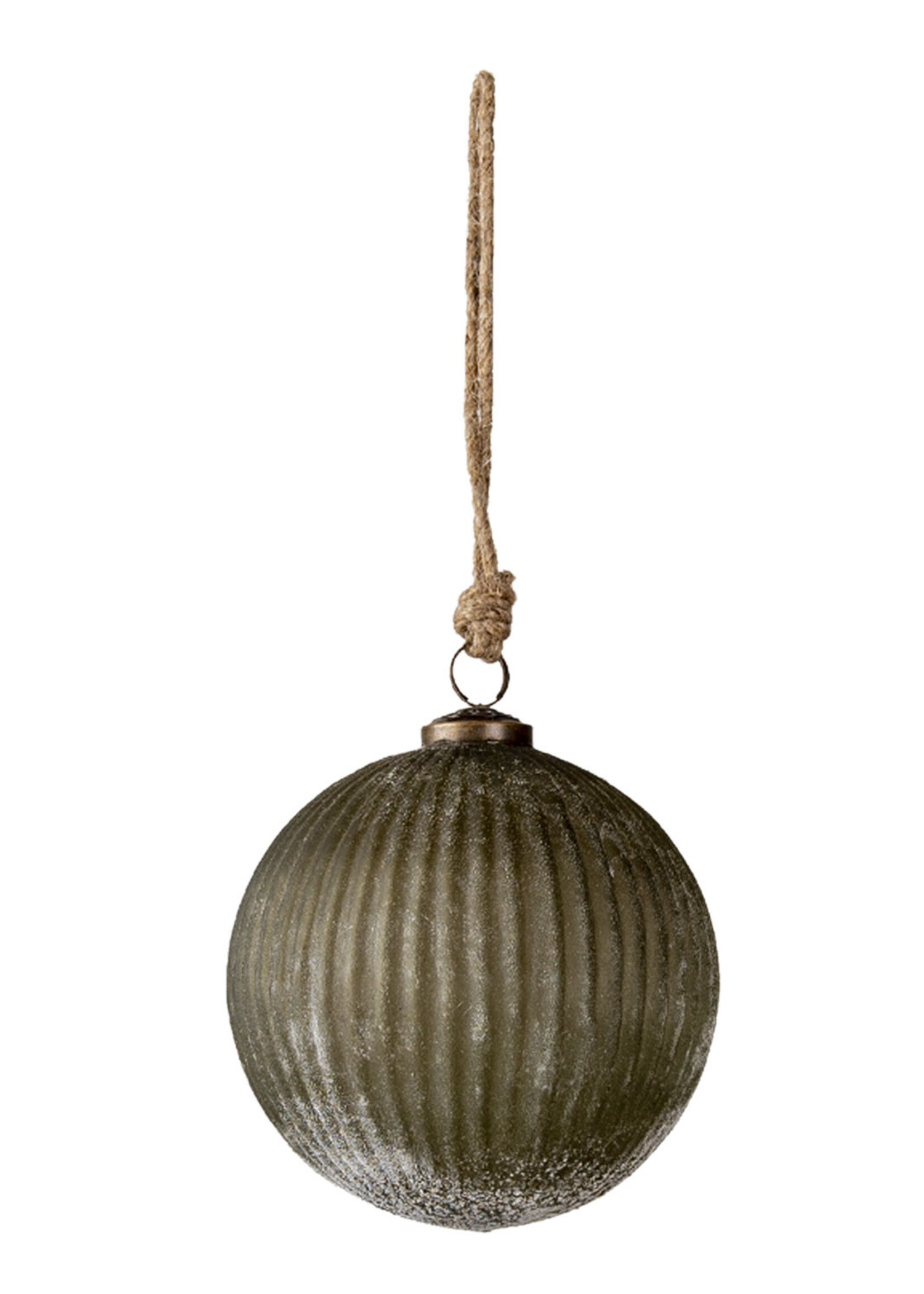 Clayre & Eef Kerstbal Ø 13*13 cm 6GL3152