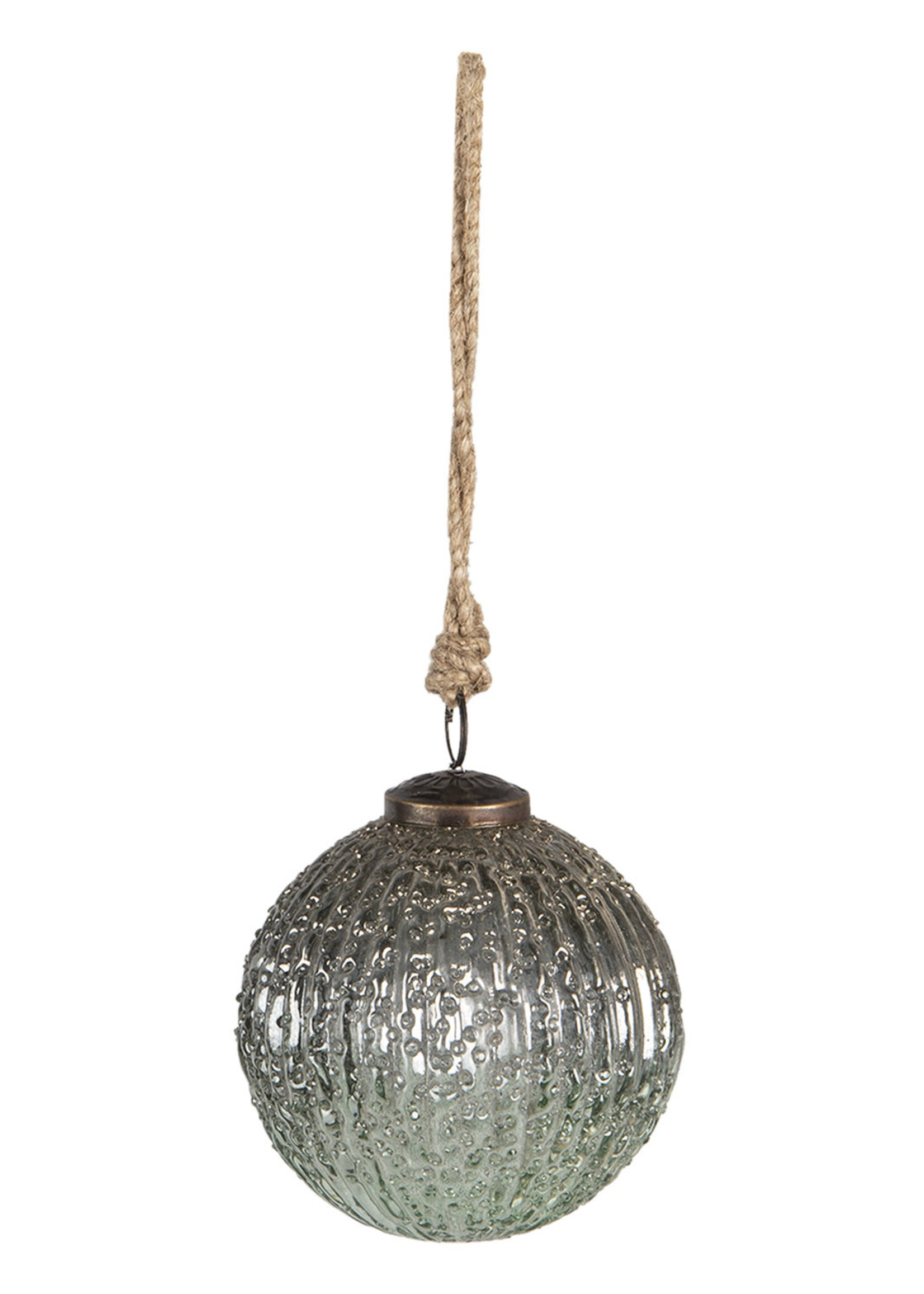 Clayre & Eef Kerstbal Ø 11*11 cm 6GL3166