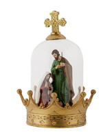 Clayre & Eef Stolp met decoratie Ø 19*27 cm 6GL3177