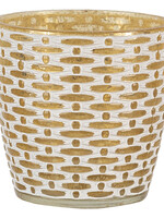 Clayre & Eef Waxinelichthouder Ø 9*9 cm 6GL3220