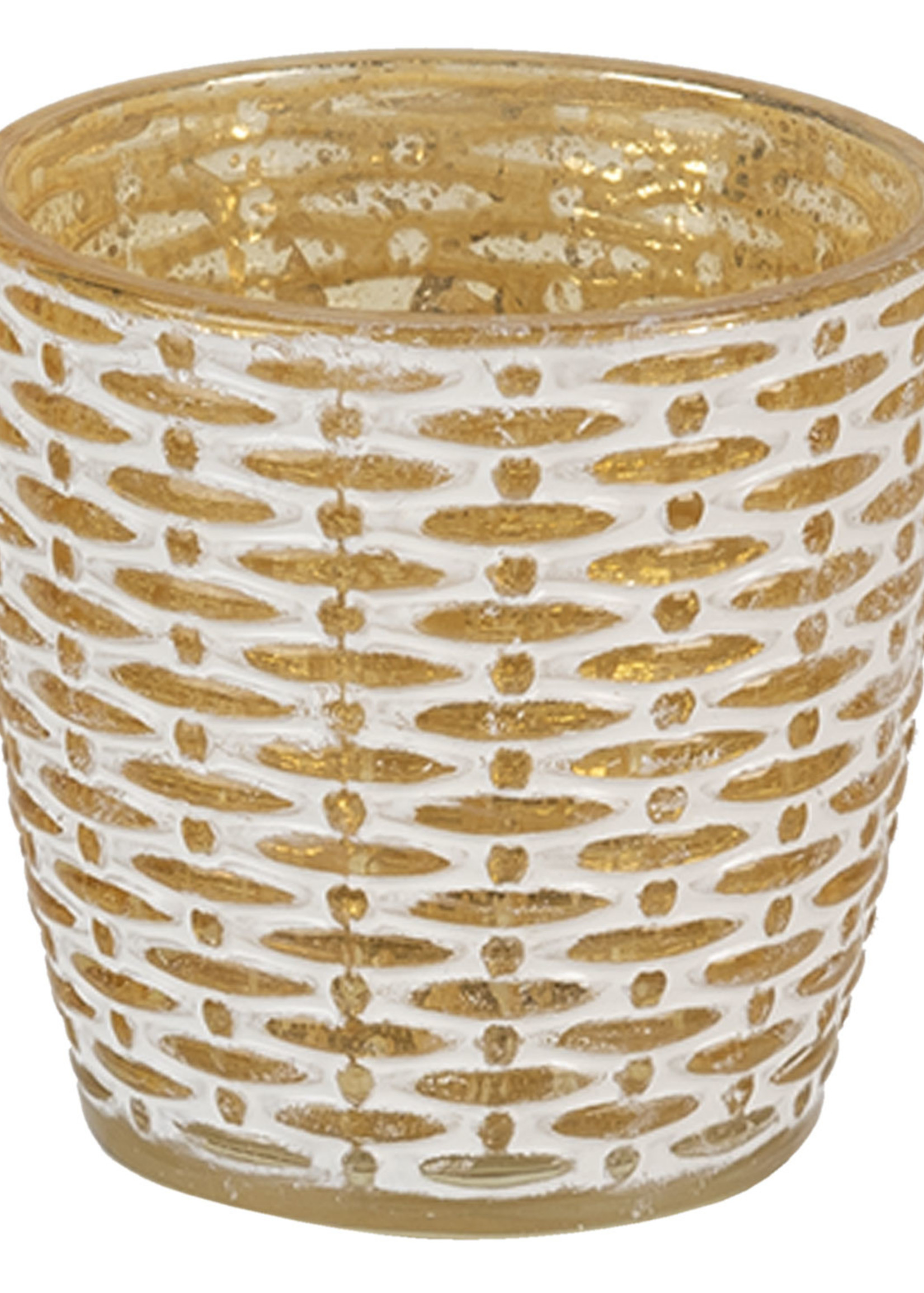 Clayre & Eef Waxinelichthouder Ø 7*7 cm 6GL3221