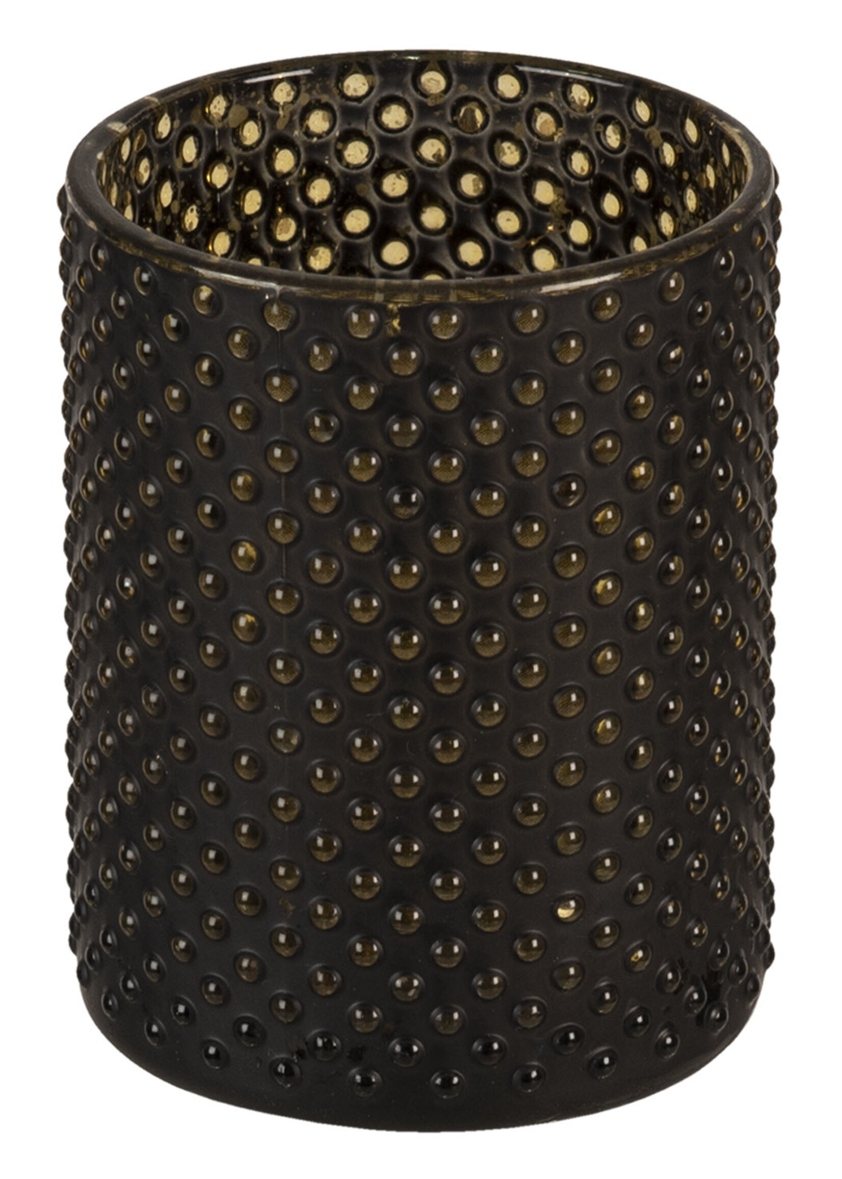 Clayre & Eef Waxinelichthouder Ø 8*10 cm 6GL3226