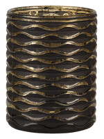 Clayre & Eef Waxinelichthouder Ø 8*10 cm 6GL3228