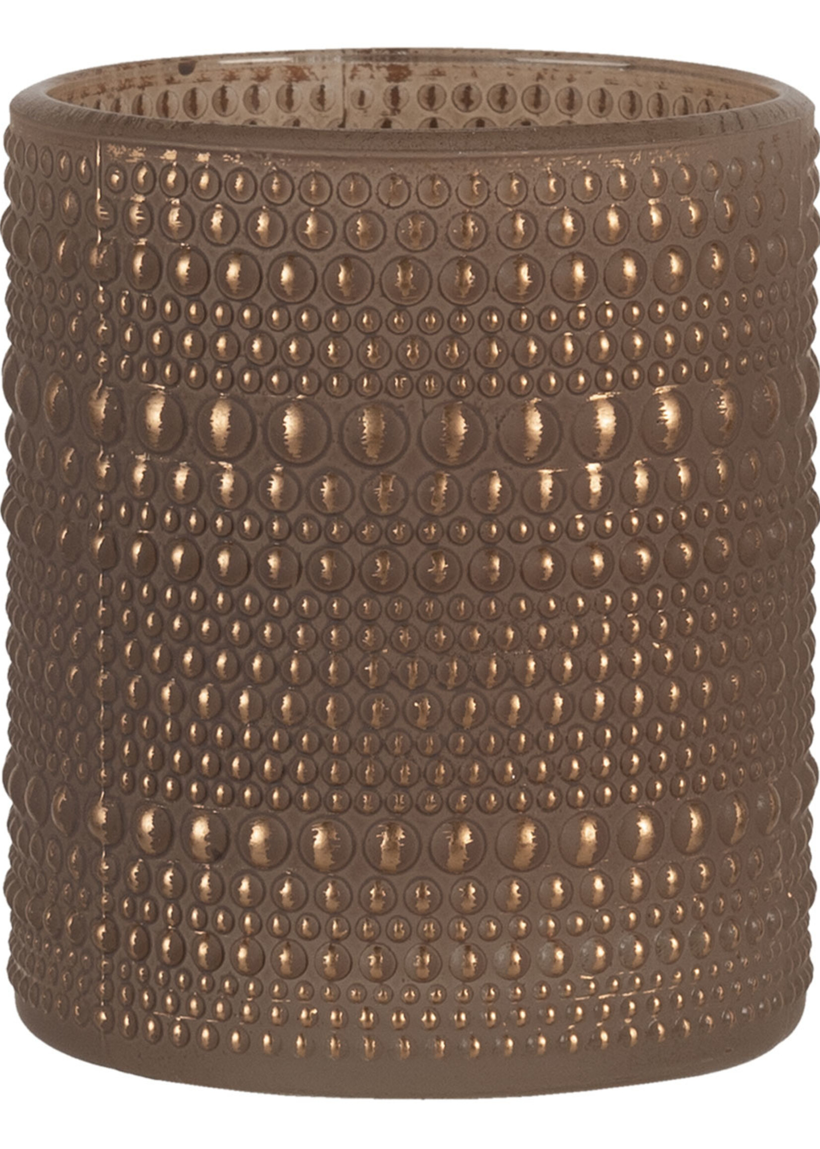 Clayre & Eef Waxinelichthouder Ø 8*10 cm 6GL3232