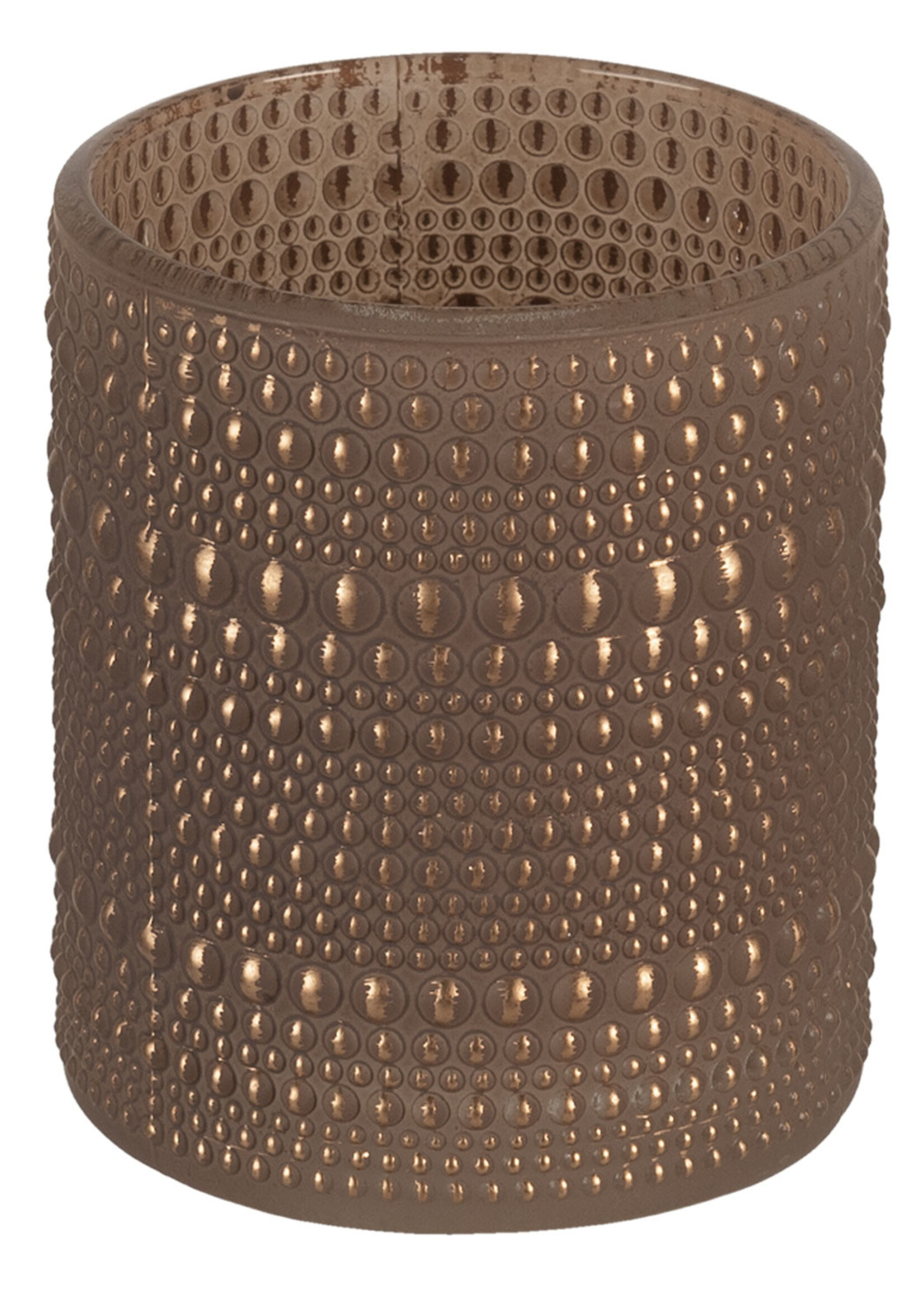 Clayre & Eef Waxinelichthouder Ø 8*10 cm 6GL3232