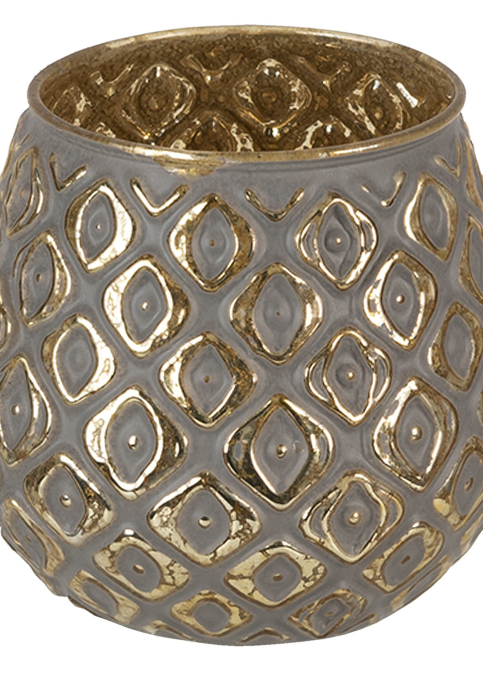 Clayre & Eef Waxinelichthouder Ø 11*10 cm 6GL3245