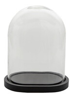 Clayre & Eef Cloche de verre 26*18*32 cm 6GL3363