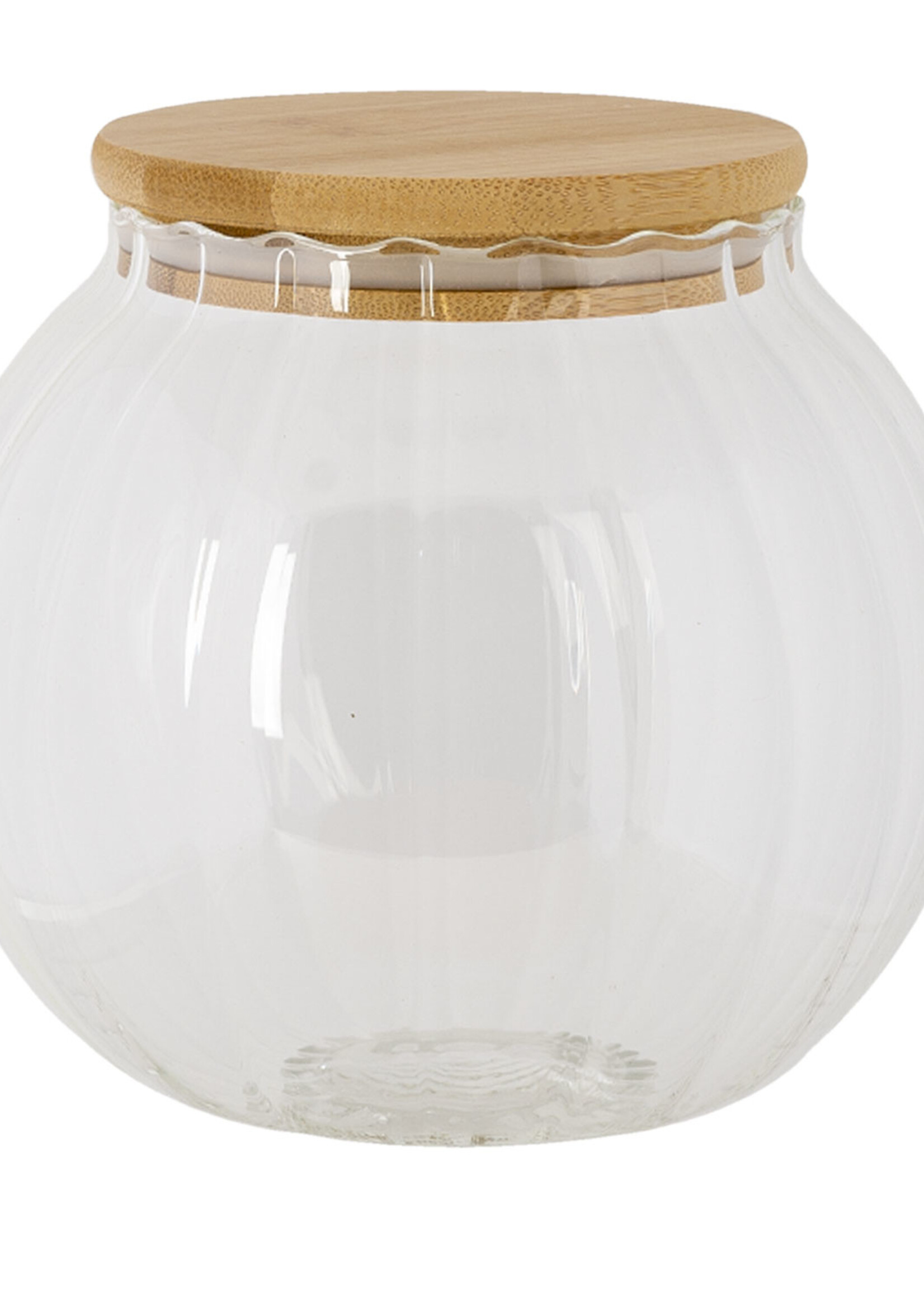 Clayre & Eef Voorraadpot met deksel Ø 13*14 cm 6GL3375L