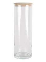 Clayre & Eef Voorraadpot met deksel Ø 10*30 cm / 1885 ml 6GL3428