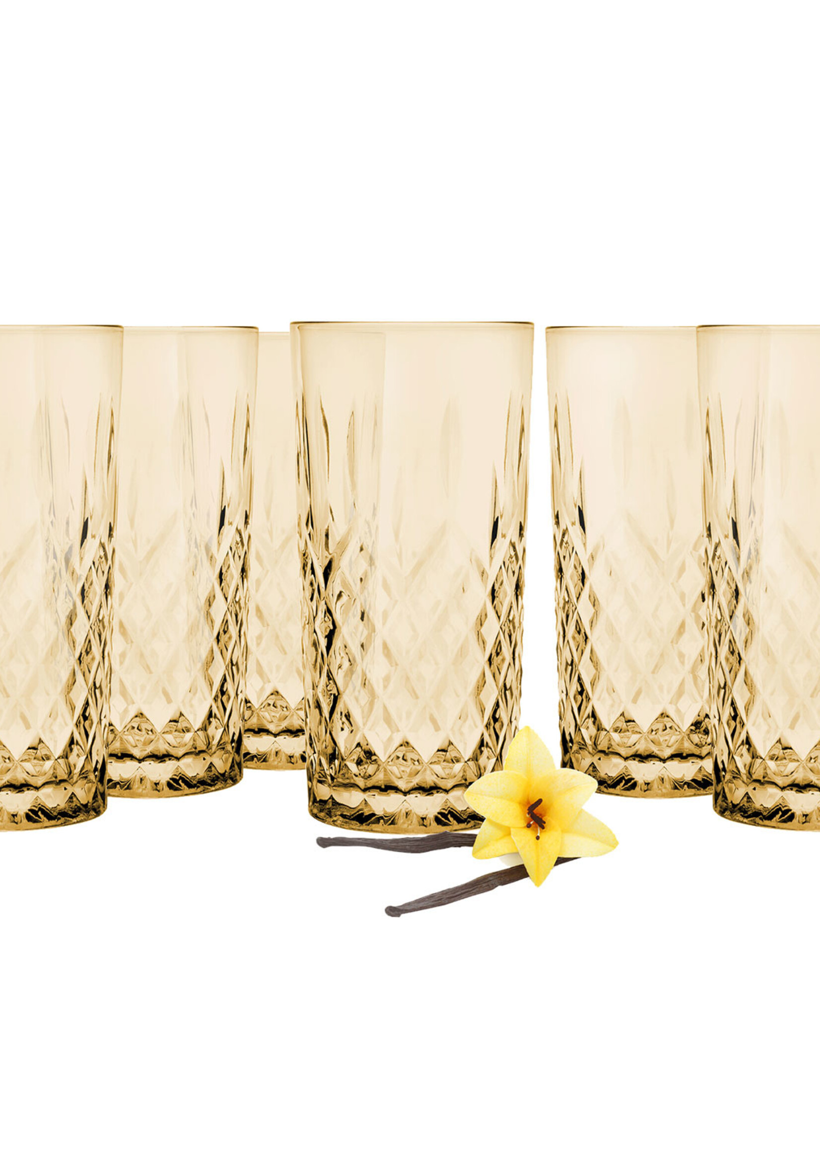 Clayre & Eef Verre à boire Ø 7*15 cm / 280 ml 6GL3469