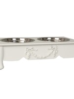 Clayre & Eef Gamelle animal 41*22*12 cm / 2*500 ml 6H0769