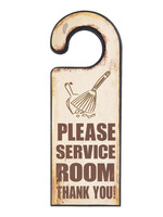 Clayre & Eef Plaque décorative 11*1*30 cm 6H1814