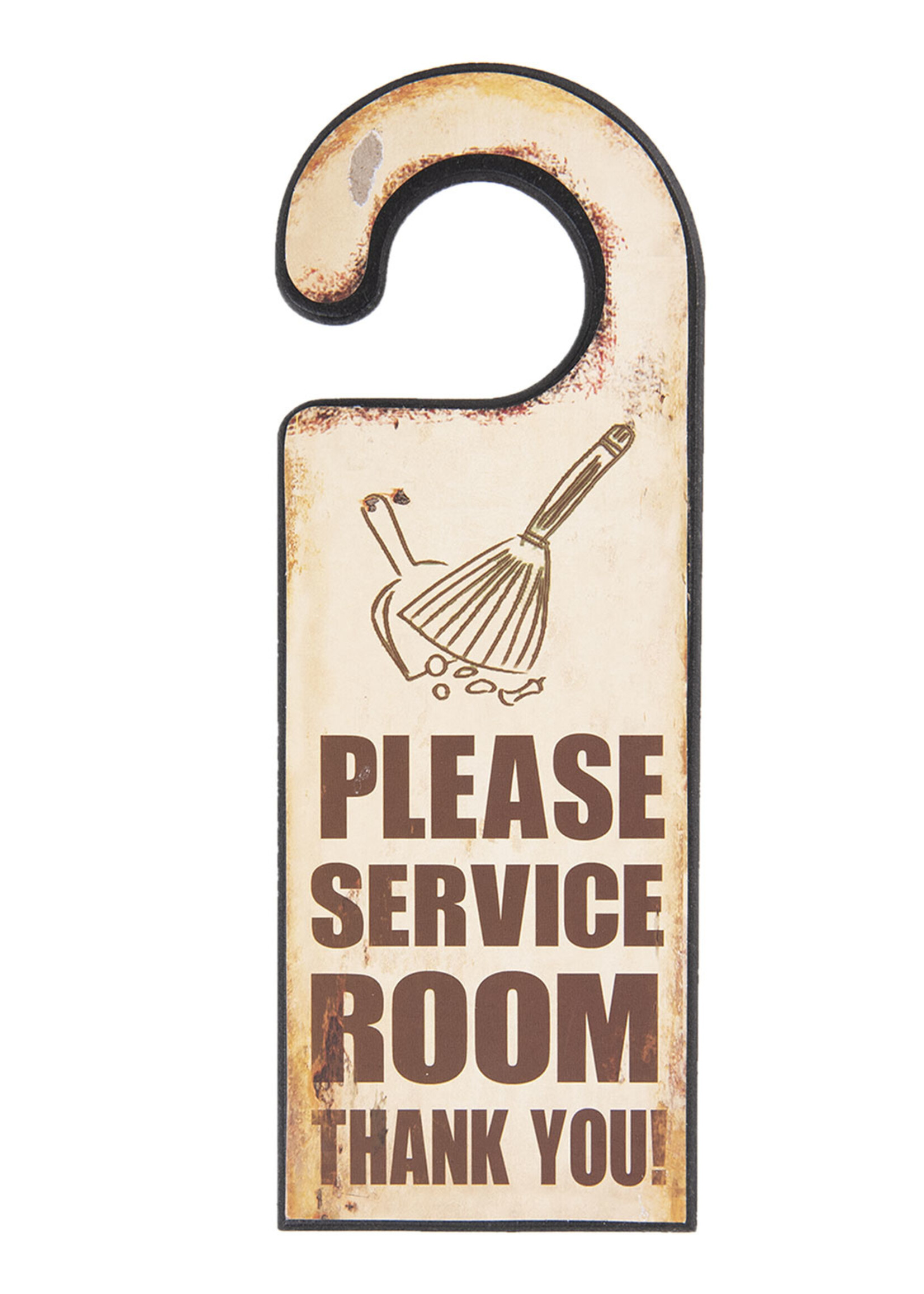 Clayre & Eef Tekstbord 11*1*30 cm 6H1814