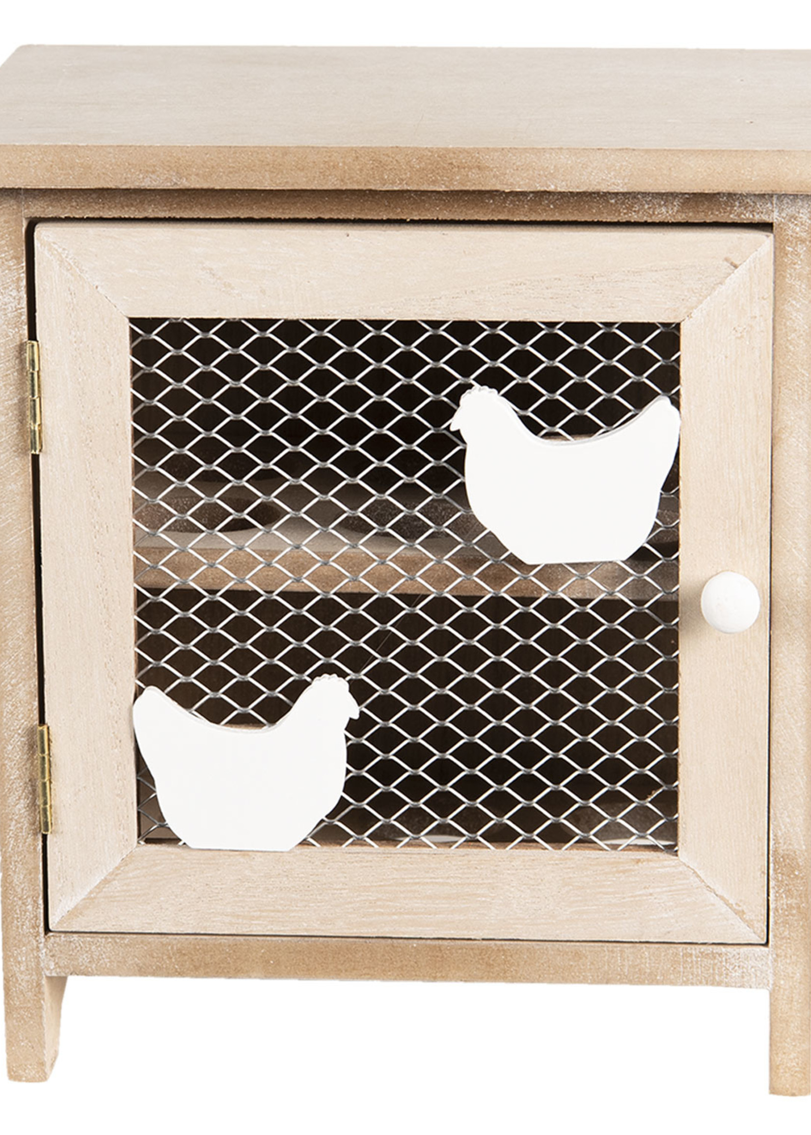 Clayre & Eef Armoire à oeufs 20*14*21 cm 6H1823