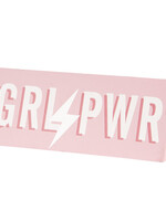 Clayre & Eef Tekstbord GRL PWR 20*6*8 cm 6H1829