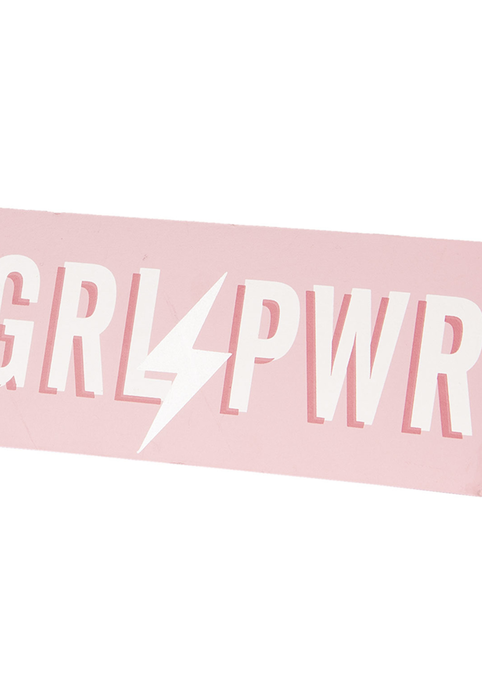 Clayre & Eef Tekstbord GRL PWR 20*6*8 cm 6H1829