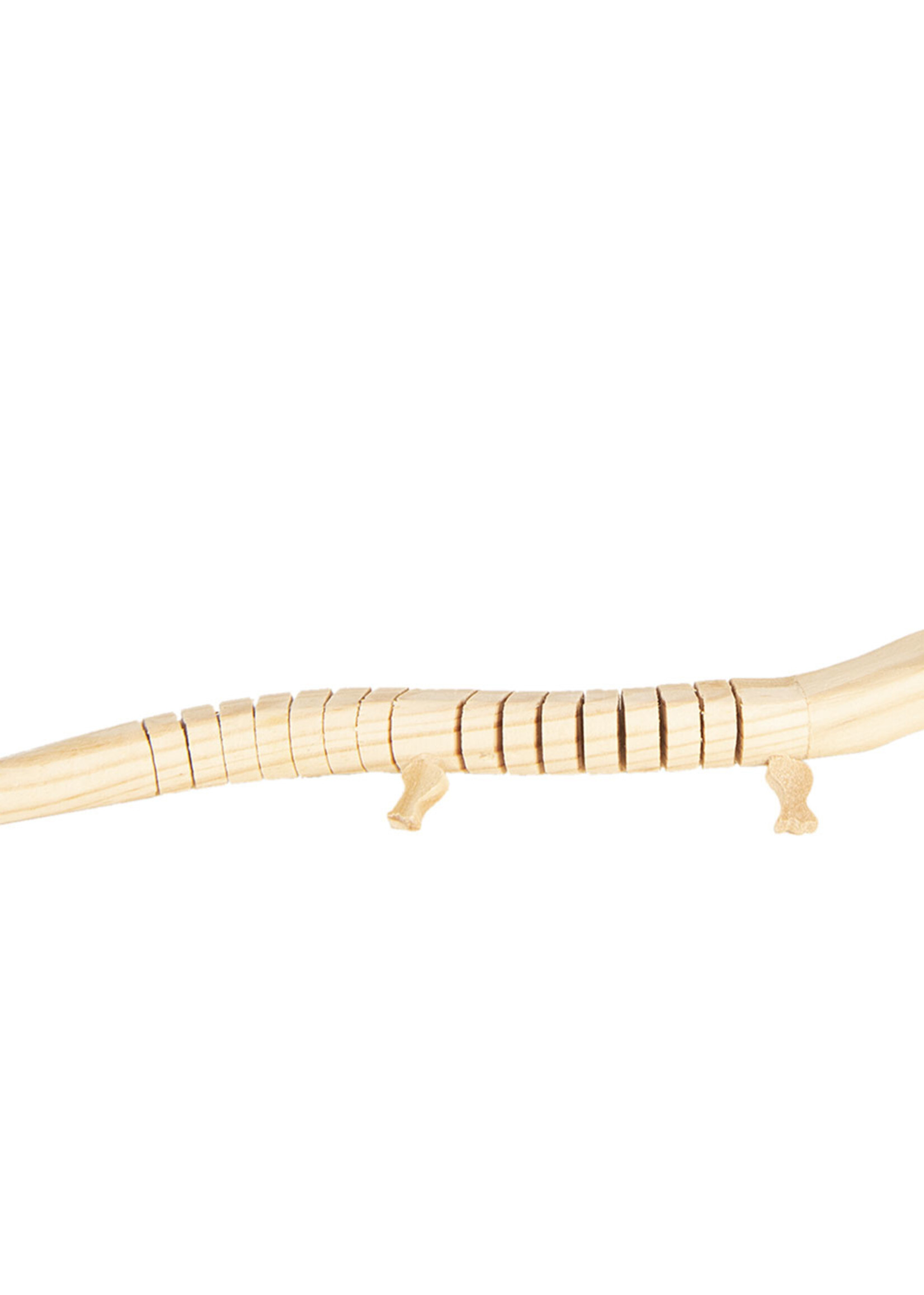 Clayre & Eef Décoration salamandre en bois 20*2*3 cm 6H1838