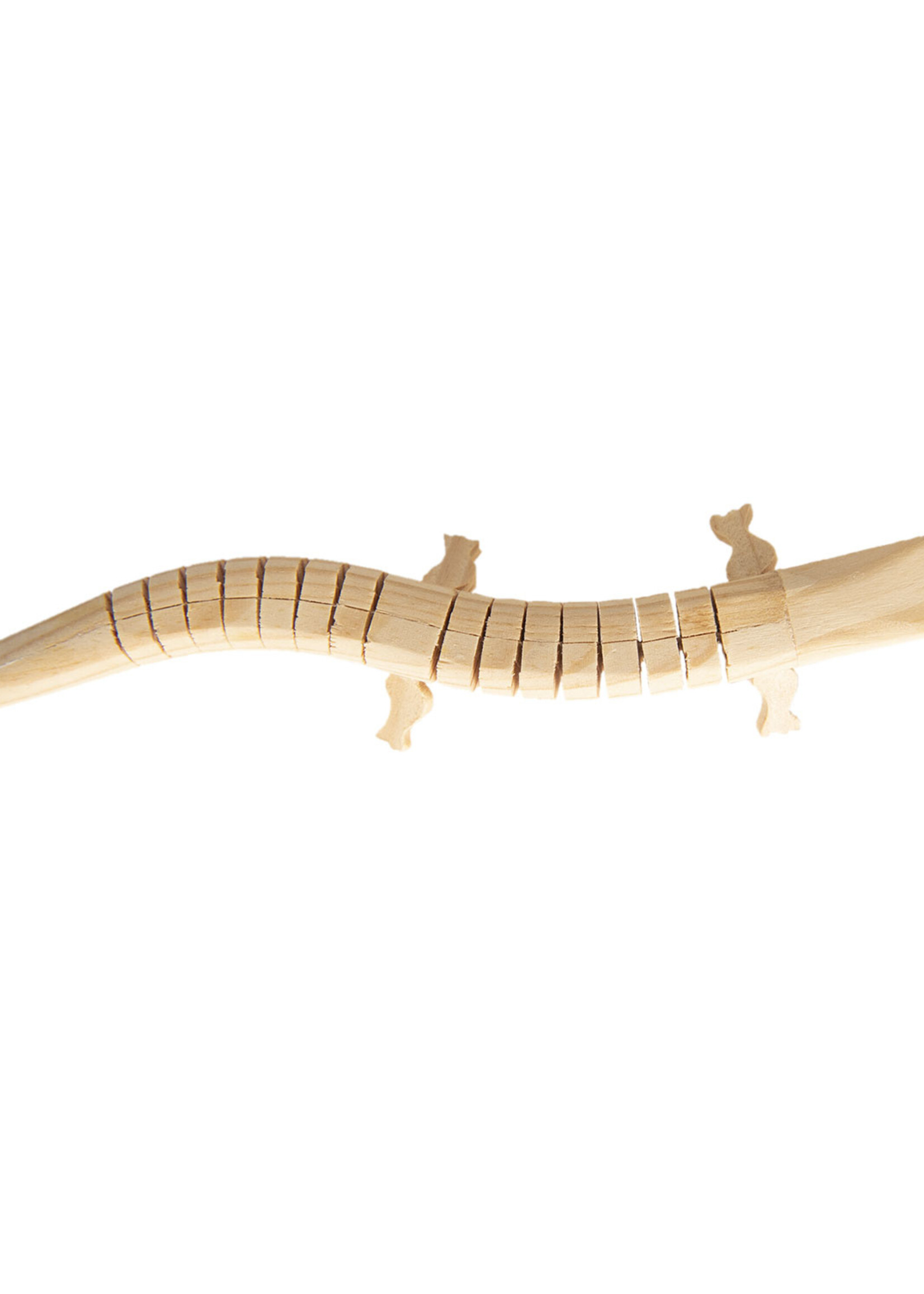 Clayre & Eef Décoration salamandre en bois 20*2*3 cm 6H1838