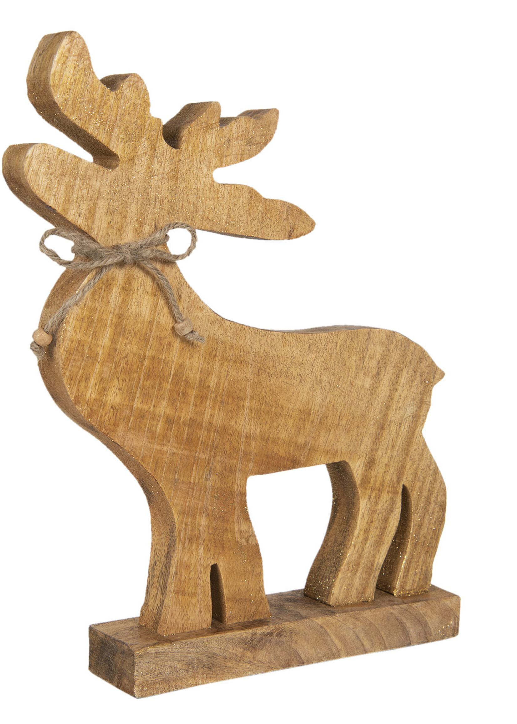 Clayre & Eef Decoratie rendier 15*5*29 cm 6H1850