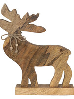 Clayre & Eef Decoratie rendier 20*5*32 cm 6H1851