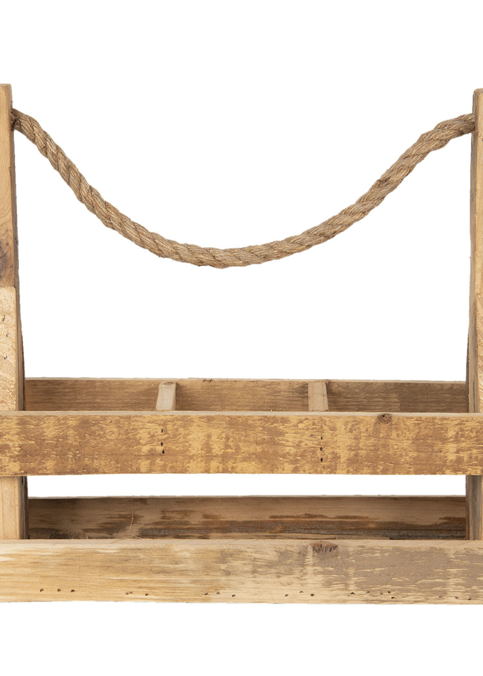 Clayre & Eef Flessenrek met flessenopener 32*11*32 cm 6H1882