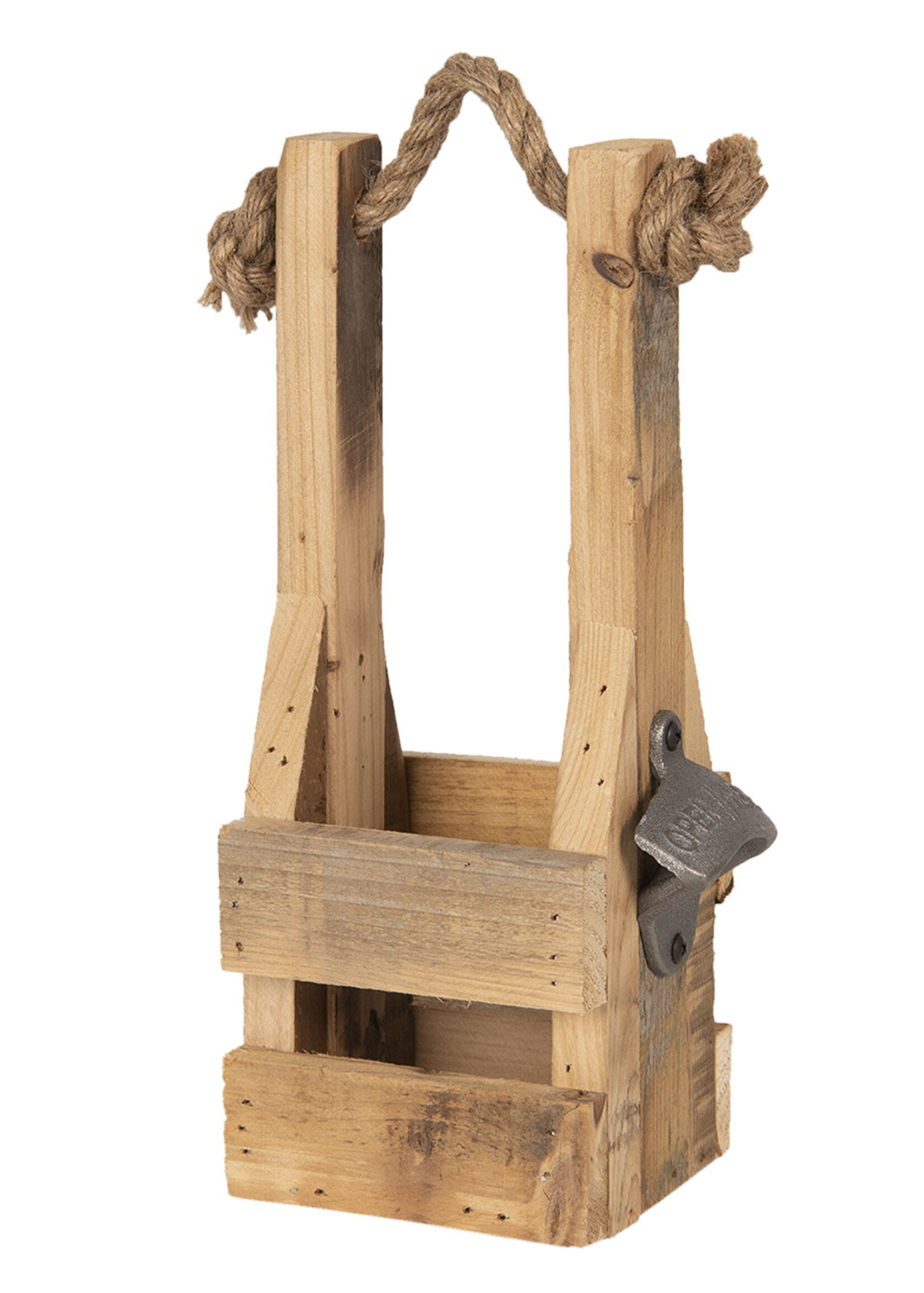 Clayre & Eef Flessenrek met flessenopener 9*10*29 cm 6H1883