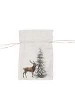 Clayre & Eef Zakje rendier 10*15 cm 6H1885