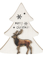 Clayre & Eef Decoratie kerstboom 16*2*14 cm 6H1895