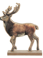 Clayre & Eef Decoratie rendier 18*4*22 cm 6H1898