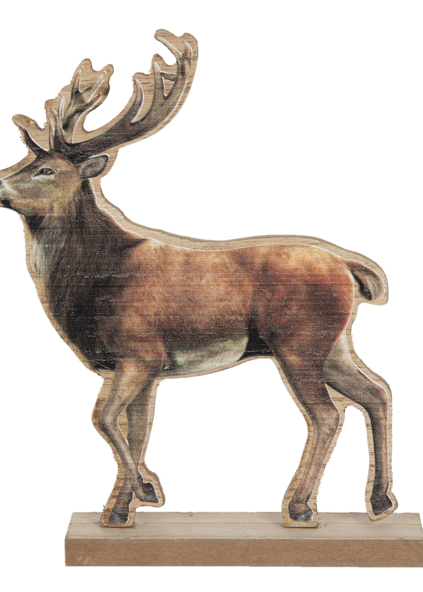 Clayre & Eef Decoratie rendier 18*4*22 cm 6H1898