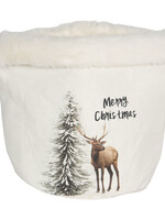 Clayre & Eef Panier de décoration de Noël Ø 17*18 cm 6H1900