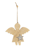 Clayre & Eef Hanger Engel 14*2*15 cm 6H1902M