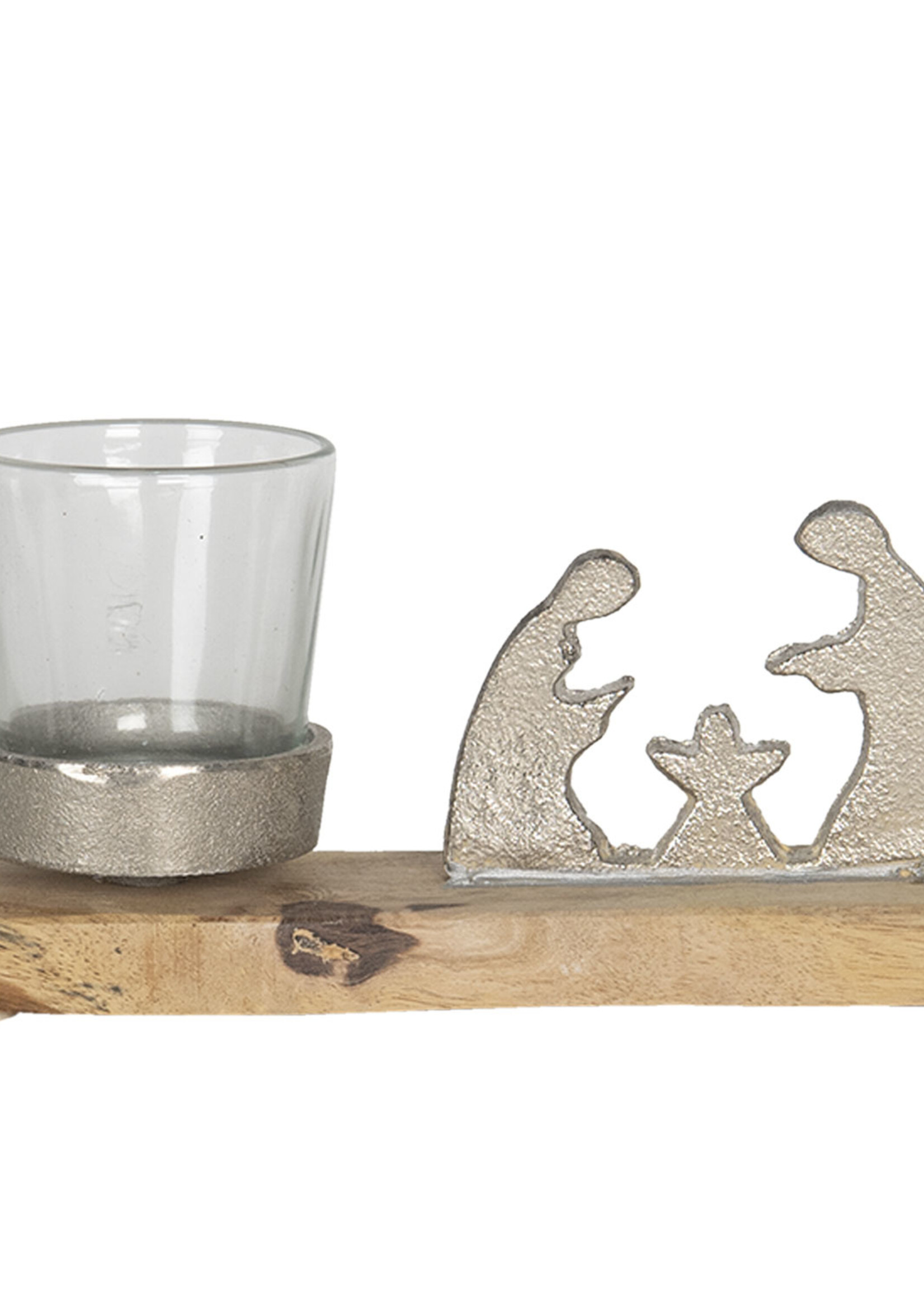 Clayre & Eef Kerststal 18*5*8 cm 6H1903