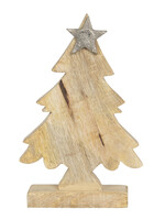 Clayre & Eef Decoratie kerstboom 15*5*20 cm 6H1904M