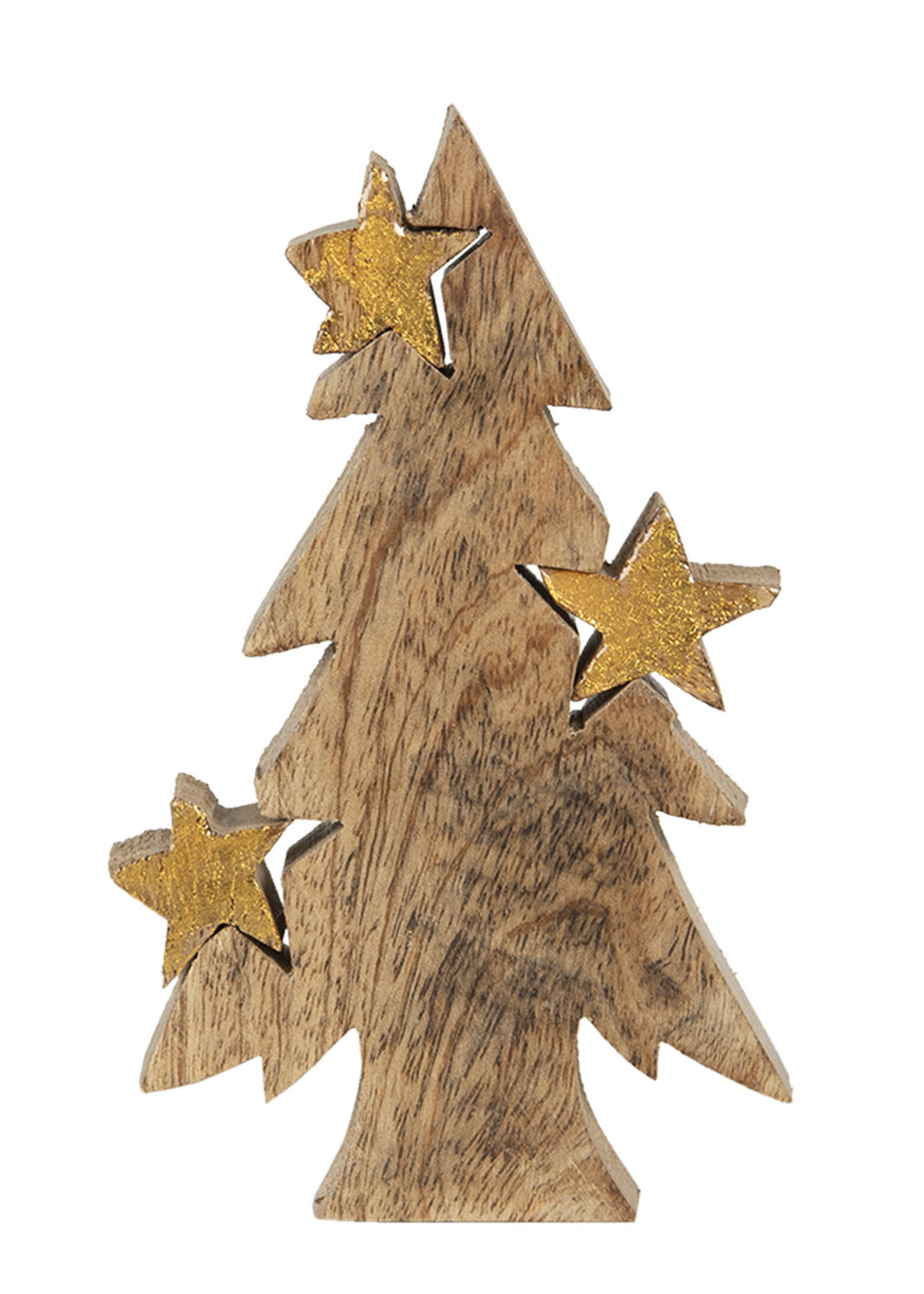 Clayre & Eef Decoratie kerstboom 10*3*16 cm 6H1906