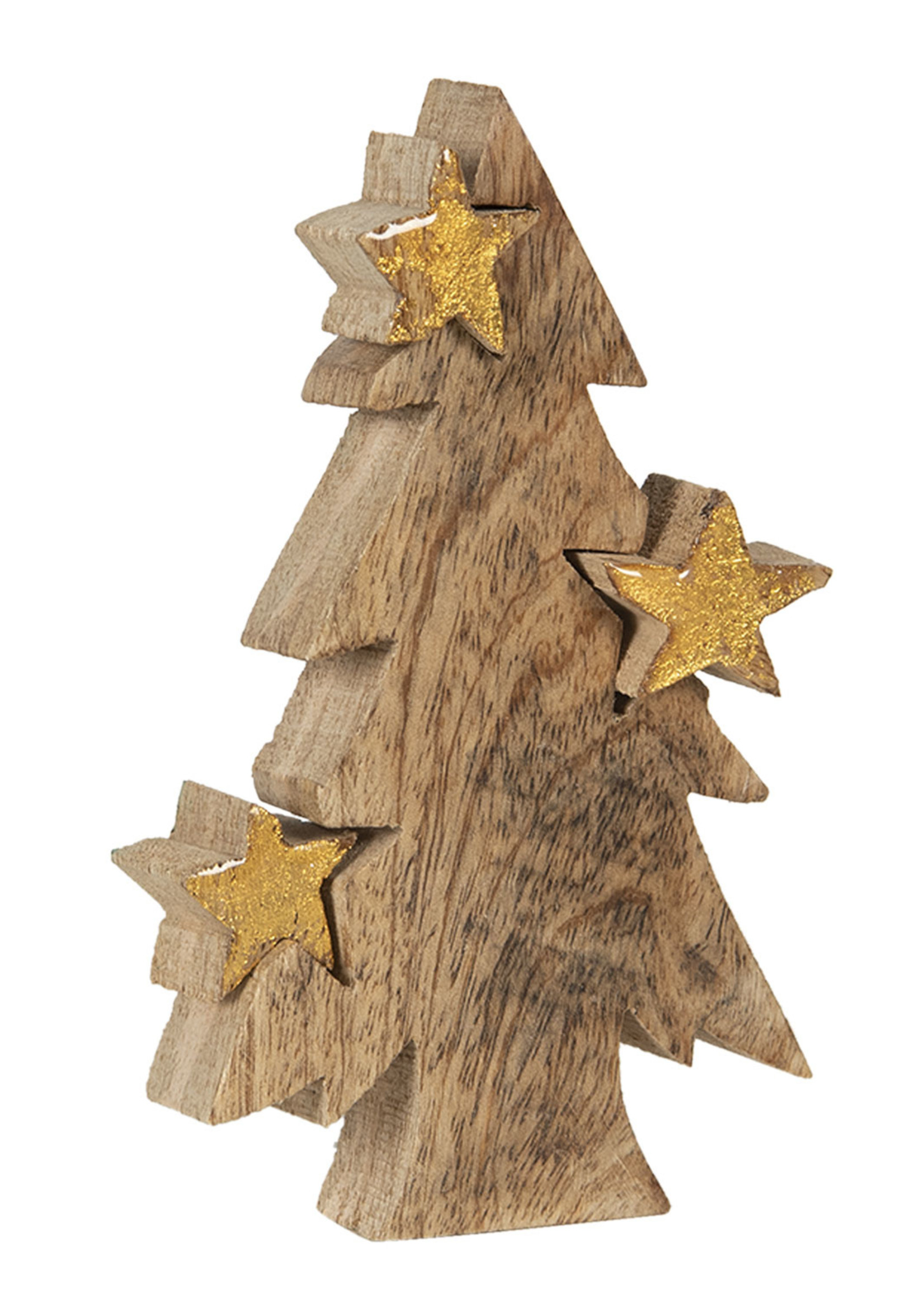 Clayre & Eef Decoratie kerstboom 10*3*16 cm 6H1906