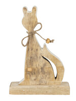 Clayre & Eef Decoratie kat 11*3*16 cm 6H1908