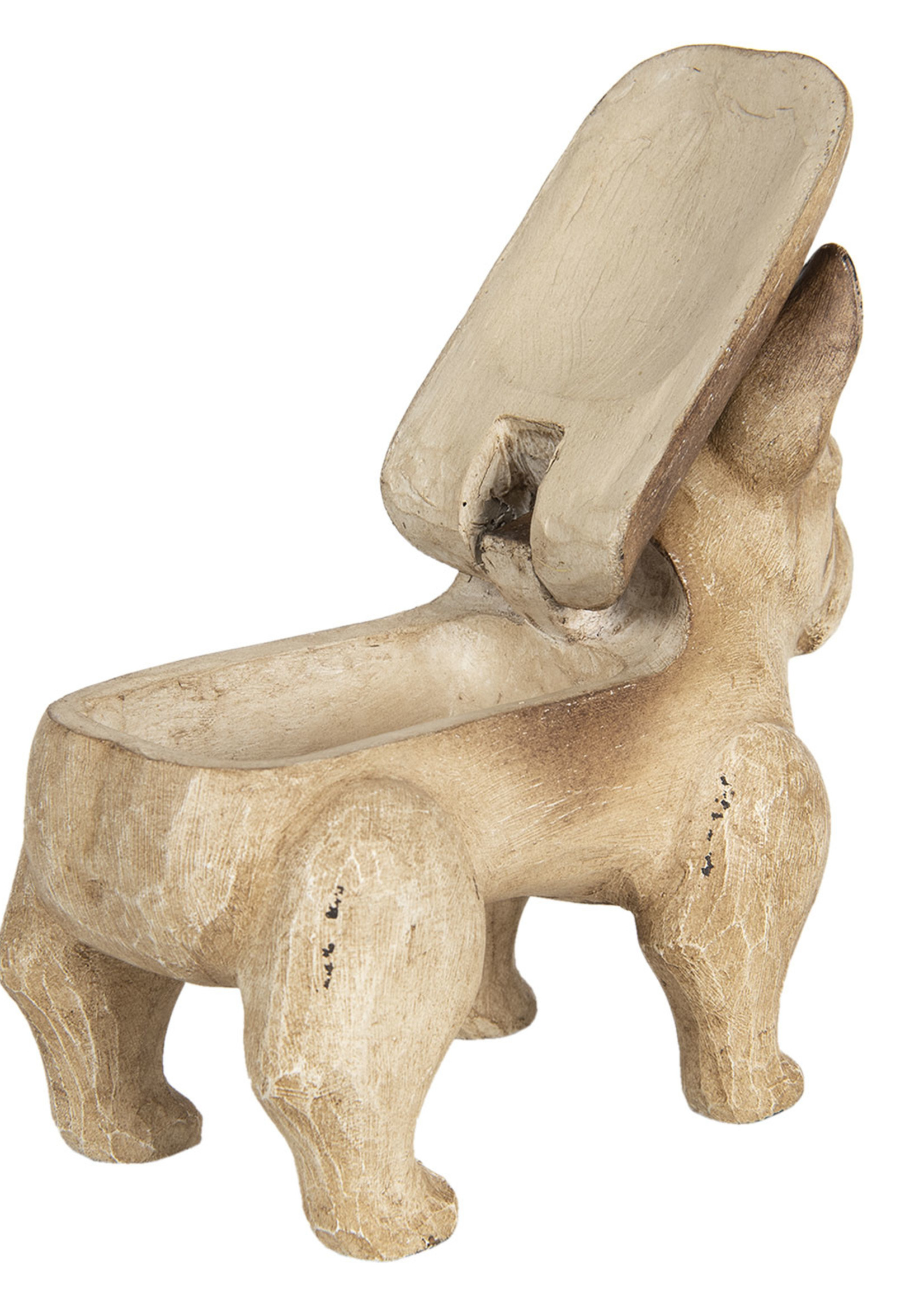 Clayre & Eef Décoration chien 27*13*24 cm 6H1923